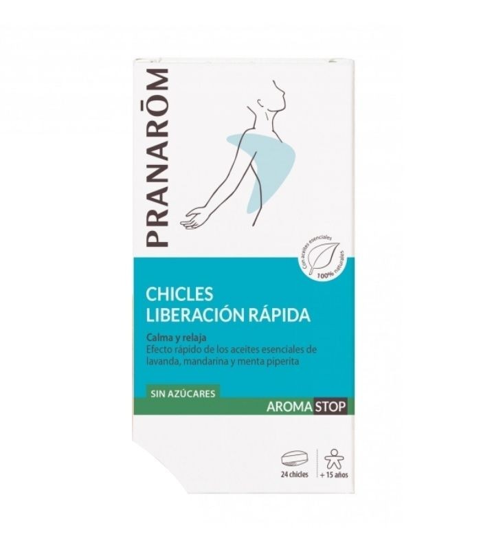 PRANAROM AROMASTOP CHICLES LIBERACION RAPIDA  y  -