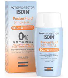 ISDIN FOTOPROTECTOR FUSION FLUID MINERAL SPF50 50ML Cosmética y Inicio - ISDIN