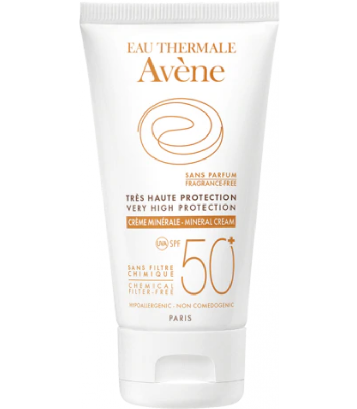 AVENE SOLAR CREMA MINERAL SPF 50+ 50ML Cosmética y Inicio - Avene