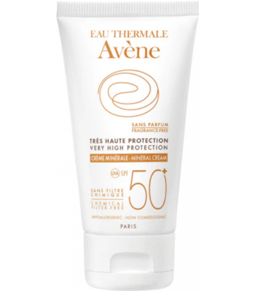 AVENE SOLAR CREMA MINERAL SPF 50+ 50ML Cosmética y Inicio - Avene