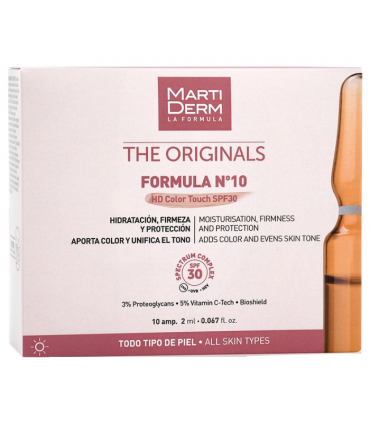 MARTIDERM FORMULA Nº10 COLOR TOUCH SPF30 10 AMPOLLAS Cosmética y Inicio - MARTIDERM