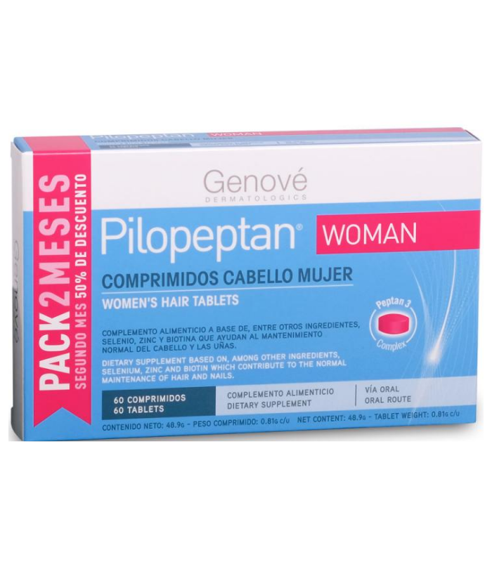 PILOPEPTAN WOMAN 60 COMPRIMIDOS Higiene y Inicio - GENOVE