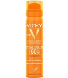 VICHY IDEAL SOLEIL BRUMA INVISIBLE ROSTRO SPF50 75ML Cosmética y Inicio - Vichy