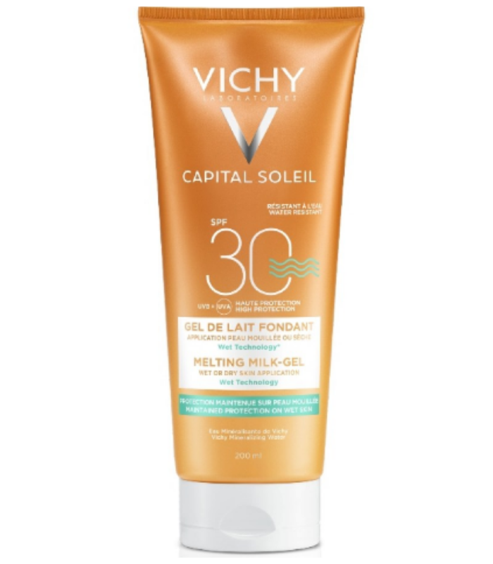 VICHY CAPITAL SOLEIL GEL WET SKIN SPF30 200ML Cosmética y Inicio - VICHY