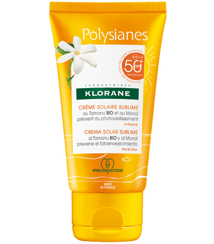 KLORANE POLYSIANES CREMA SOLAR SUBLIME ROSTRO SPF50 50ML Cosmética y Inicio - KLORANE
