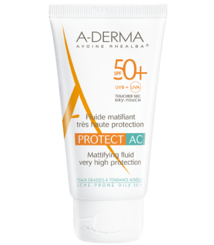 ADERMA PROTECT FLUIDO AC SPF50+ 40ML Cosmética y Inicio - ADERMA