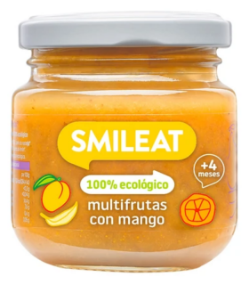 SMILEAT TARRITO MULTIRUTAS CON MANGO 130G Potitos y Alimentacion del bebe - SMILEAT