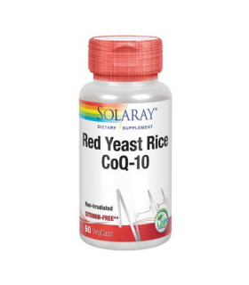 SOLARAY RED YEAST RICE Q10 60 CAPS Cuidado Sistema Circulatorio y Terapias naturales