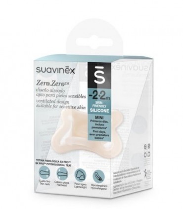 SUAVINEX CHUPETE ZERO ZERO SILICONA -2 A 2 MESES Inicio y  - SUAVINEX