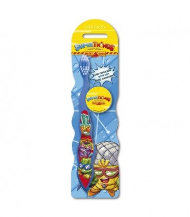 NECESER SUPER THINGS PASTA + CEPILLO + VASO Inicio y  - 