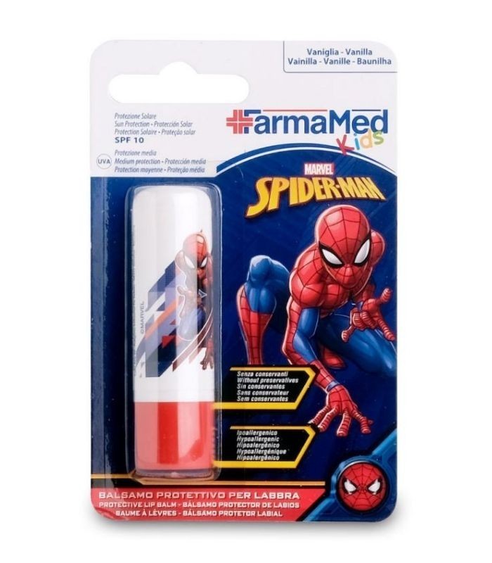 LABIAL SPIDERMAN ROJO Inicio y  - 