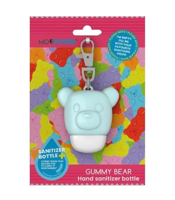 MOJIPOWER OSITO DE GOMA BOTELLA PARA DESINFECTANTE DE MANOS Inicio y  - MOJIPOWER