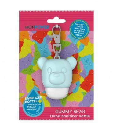 MOJIPOWER OSITO DE GOMA BOTELLA PARA DESINFECTANTE DE MANOS Inicio y  - MOJIPOWER