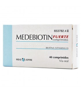 MEDEBIOTIN FUERTE 5 MG 40 COMPRIMIDOS Vitaminas y Minerales y Medicamentos - MEDEA