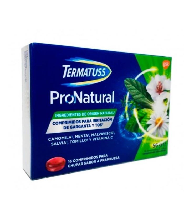 TERMATUSS PRONATURAL 16 COMPRIMIDOS FRAMBUESA Inicio y  - 