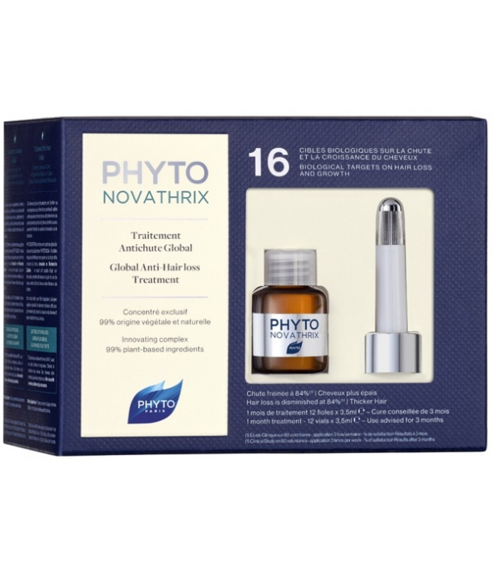 PHYTONOVATHRIX TRATAMIENTO ANTICAIDA GLOBAL 16 AMPOLLAS Inicio y  - PHYTO