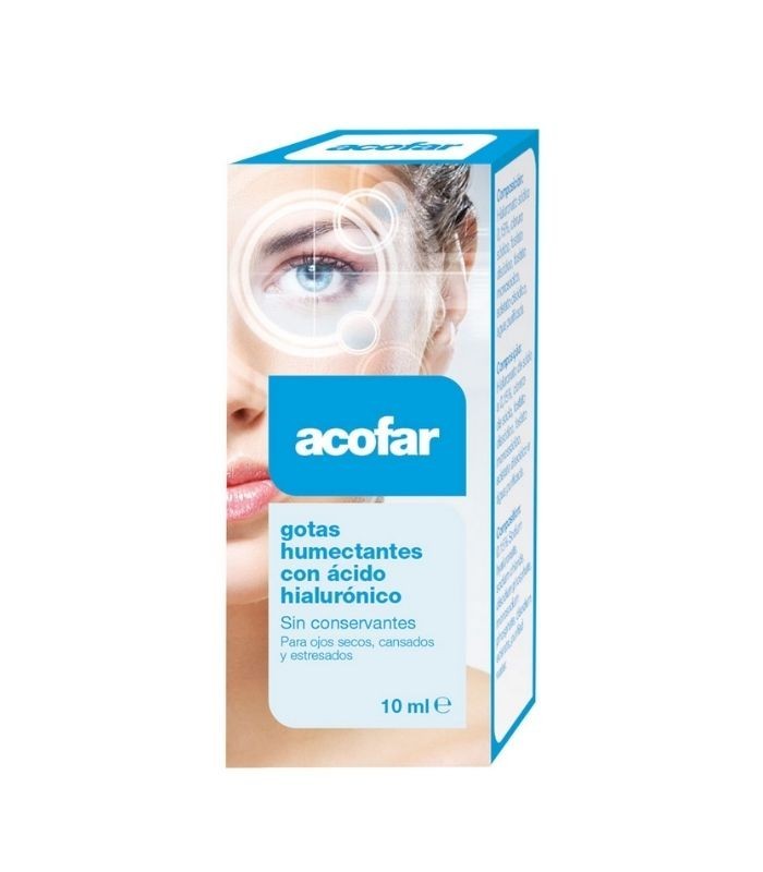 ACOFAR GOTAS HUMECTANTES HIALURONICO 10 ML Sequedad y ojos cansados y Salud ocular - ACOFARMA