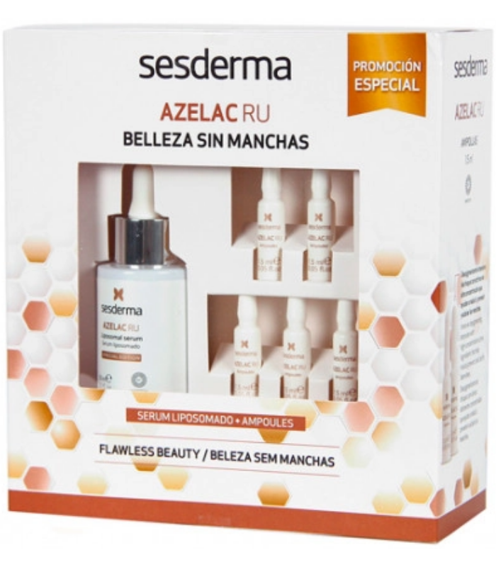 SESDERMA PACK AZELAC RU SERUM 30ML + AMPOLLAS DESPIGMENTANTES 10UDS Cosmética y Inicio - SESDERMA