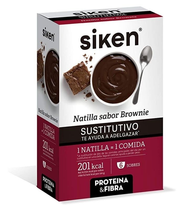 SIKEN NATILLA SUSTITUTIVA BROWNIE 6 SOBRES Inicio y  - SIKEN