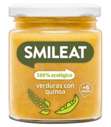 SMILEAT TARRITO VERDURAS CON QUINOA ECOLOGICO 230G Bebé y mamá y Inicio - SMILEAT