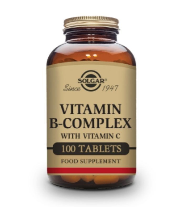 SOLGAR B-COMPLEX CON VITAMINA C 100 COMPRIMIDOS Inicio y  - 