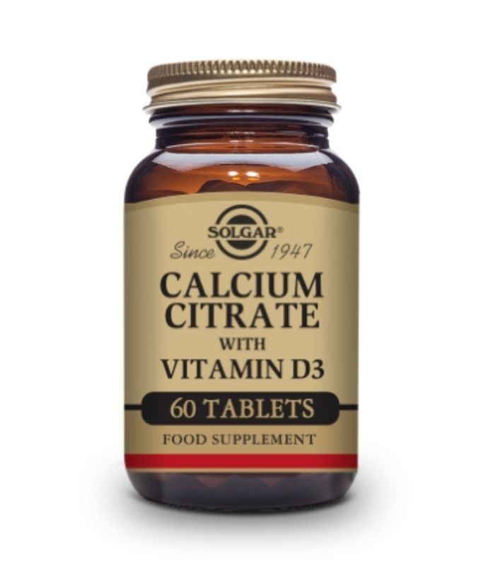 SOLGAR CITRATO CALCIO + VITAMINA D3 60 COMPRIMIDOS Inicio y  - 