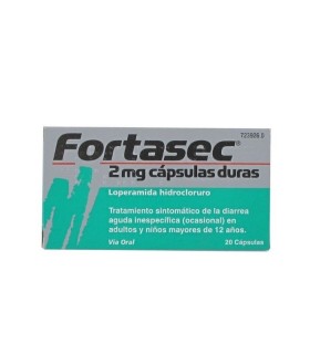 FORTASEC 2 MG 20 CAPSULAS DURAS Diarrea y Trastornos Digestivos - Esteve