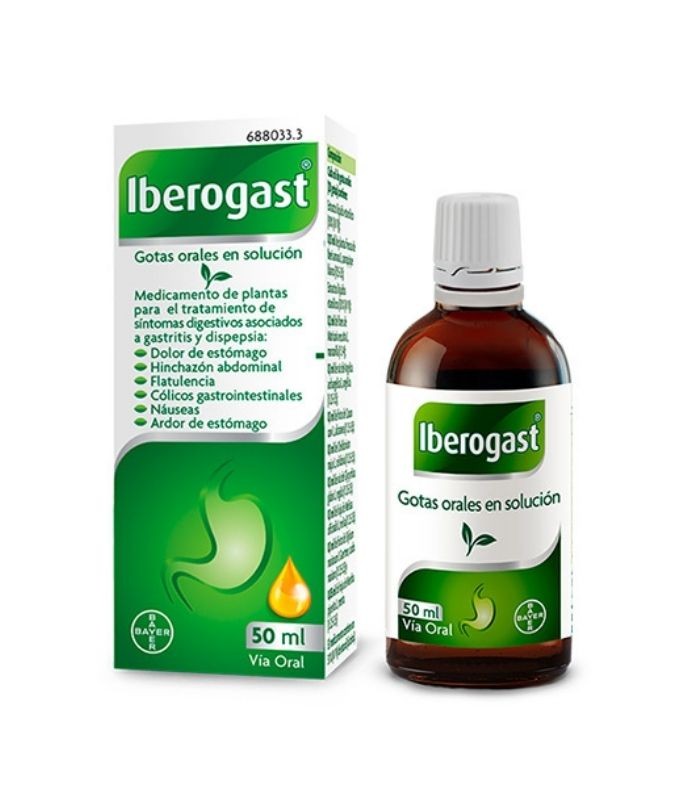 IBEROGAST GOTAS ORALES SOLUCION 50 ML