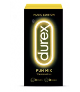 DUREX MUSIC EDITION FUN MIX 10 PRESERVATIVOS Salud y Inicio - DUREX