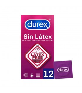 DUREX PRESERVATIVOS SIN LATEX 12 UNIDADES Preservativos y Salud Sexual - DUREX