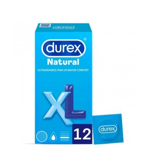 DUREX PRESERVATIVOS NATURAL XL 12 UNIDADES Higiene y Inicio - DUREX