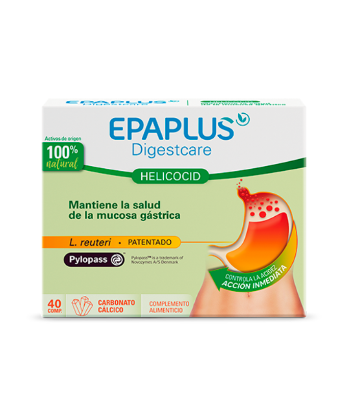EPAPLUS DIGESTCARE HELICOCID 40 COMPRIMIDOS Diarrea y Salud Digestiva -