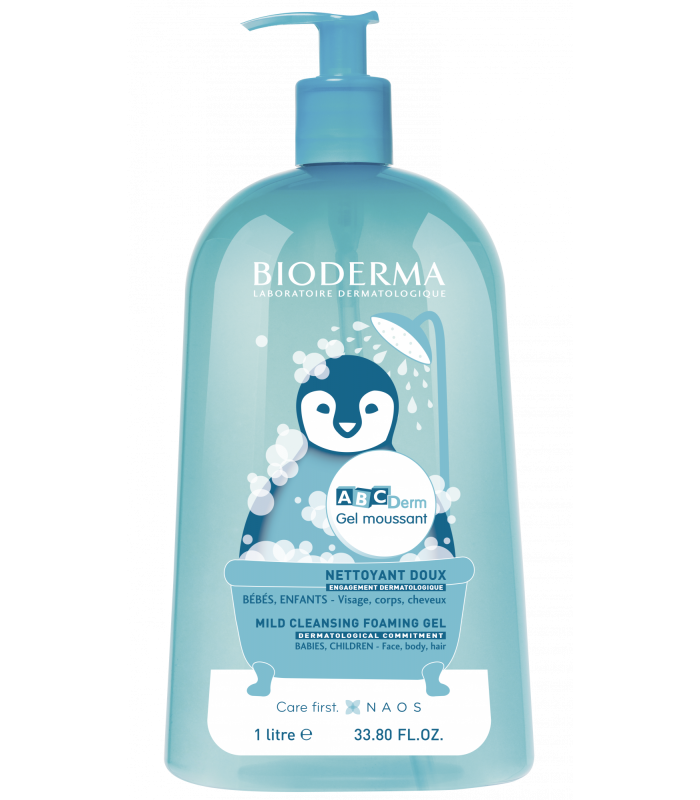 BIODERMA ABCDERM GEL MOUSSANT 1L