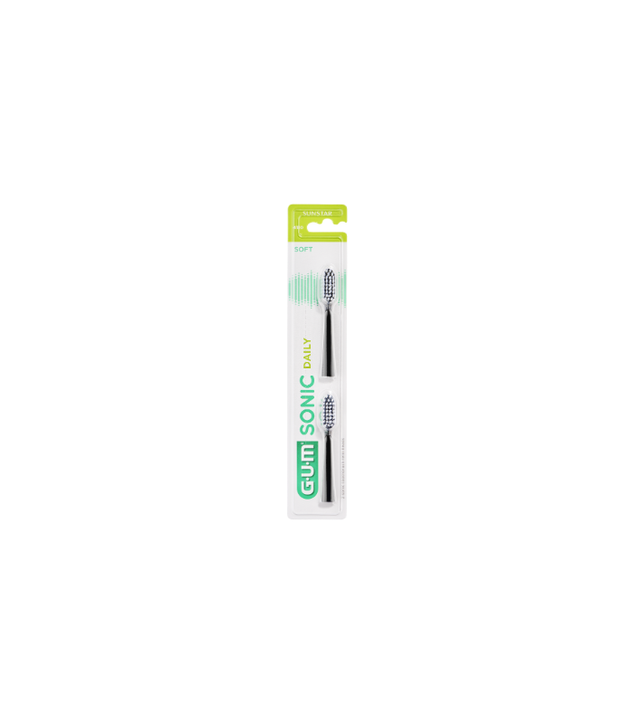 GUM RECAMBIOS SONIC DAILY SOFT NEGRO 2 UNIDADES Inicio y  - GUM