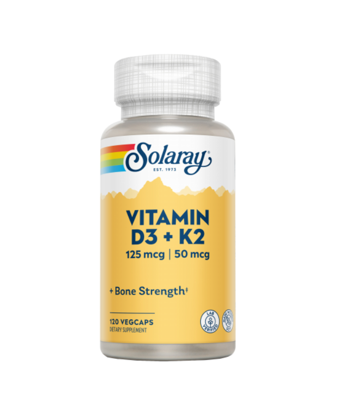 SOLARAY VITAMIN D3 + K2 60 VEGCAPS Inicio y  - SOLARAY