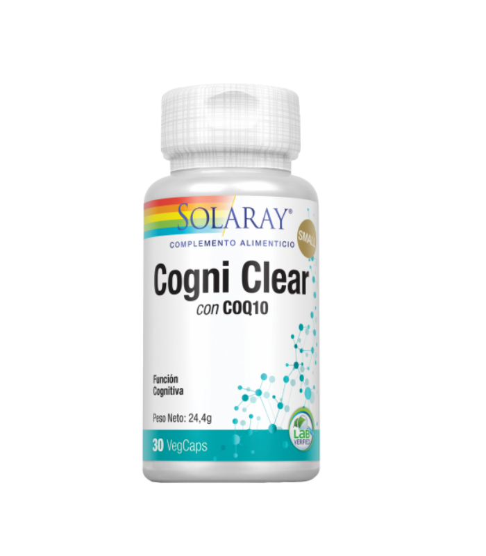 SOLARAY COGNI CLEAR SMALL 30 CAPS Ansiedad y Sistema nervioso - SOLARAY