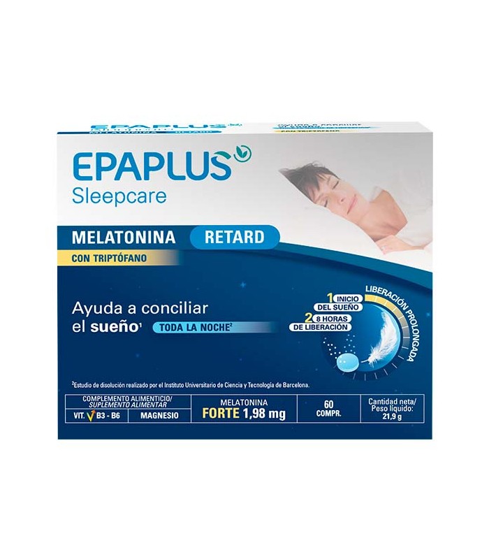 EPAPLUS MELATONINA FORTE RETARD TRIPTOFANO 1.98MG 60 COMPRIMIDOS Ofertas del mes y Inicio - PEROXFARMA