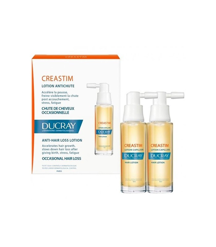 CREASTIM LOCION ANTICAIDA DUCRAY 30 ML 2 UNIDADES Tratamiento capilar y Anticaida - DUCRAY