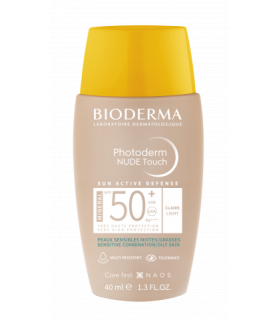 BIODERMA PHOTODERM NUDE TOUCH SPF50+ COLOR CLARO 40ML