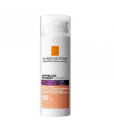 LA ROCHE POSAY ANTHELIOS PIGMENT CORRECT TONO MEDIO SPF50+ 50ML Inicio y  - LA ROCHE POSAY