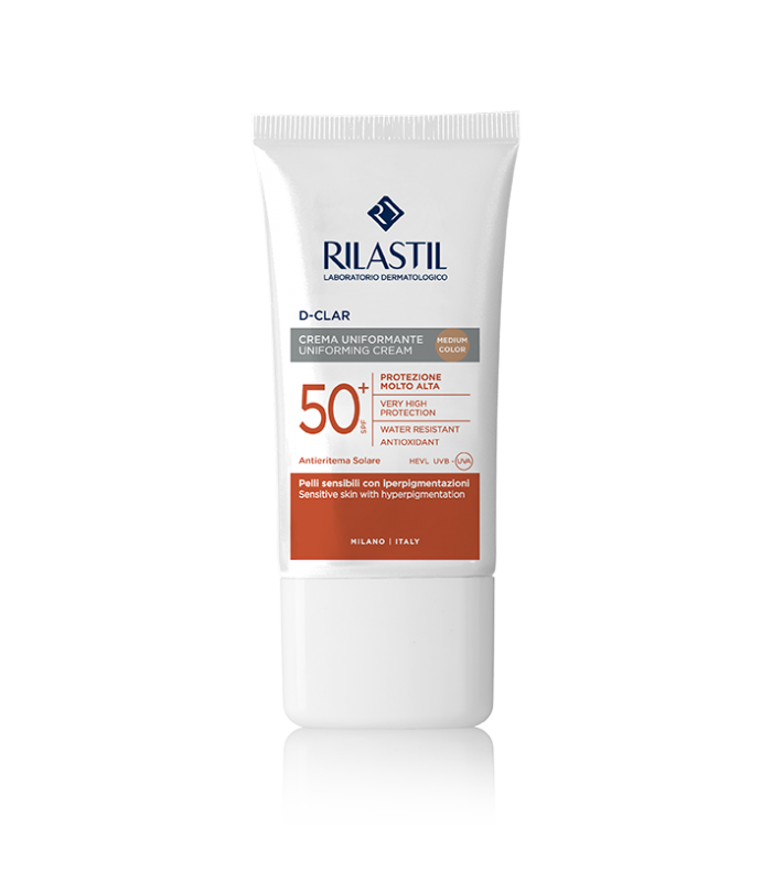 RILASTIL D-CLAR SPF50+ CREMA FOTOPROTECTORA UNIFORMADORA MEDIUM 40 ML
