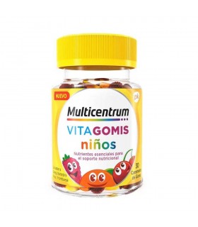 MULTICENTRUM VITAGOMIS NIÑOS 30 CARAMELOS Vitaminas y Minerales y Vitaminas - 