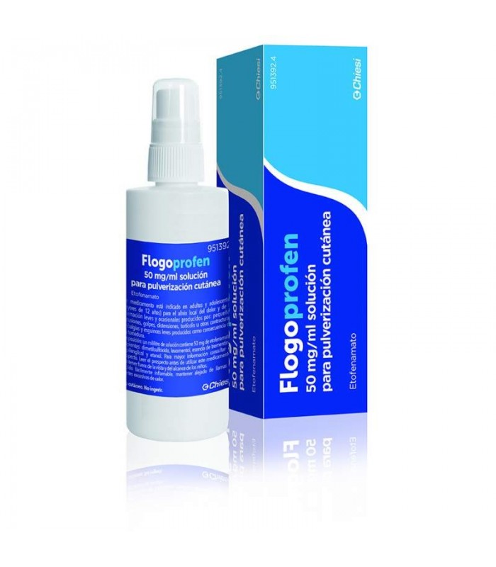 FLOGOPROFEN 50 MG-ML SOLUCION TOPICA 100 ML Antiimflamatorios y Analgésico y Antiinflamatorio - CHIESI ESPAÑA