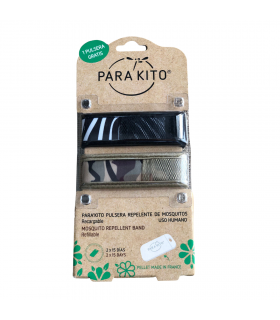 PARA KITO PULSERA MOSQUITOS 2 UNIDADES + 2 RECAMBIOS 2