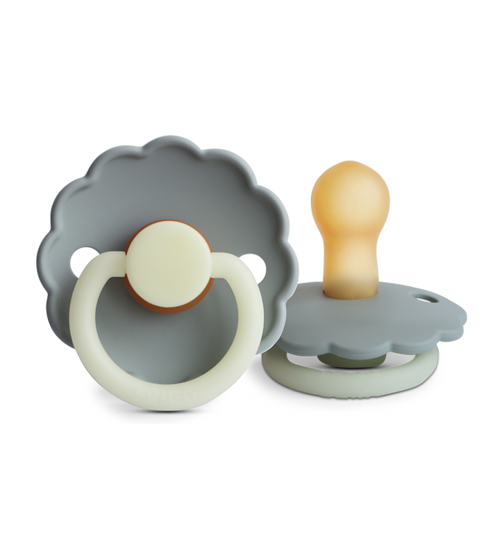 FRIGG CHUPETE DAISY NIGHT TETINA LATEX 0-6 MESES