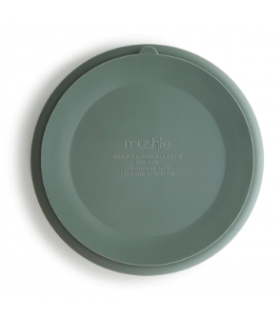 MUSHIE PLATO SILICONA CON VENTOSA Y COMPARTIMENTOS CAMBRIDGE BLUE 2