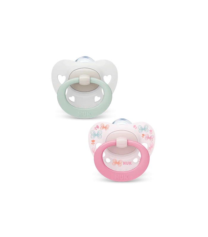 NUK CHUPETE CLASSIC SIGNATURE SILICONA 0-6M 2UDS Bebé y mamá y Inicio - NUK