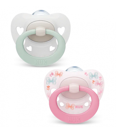 NUK CHUPETE CLASSIC SIGNATURE SILICONA 0-6M 2UDS Bebé y mamá y Inicio - NUK