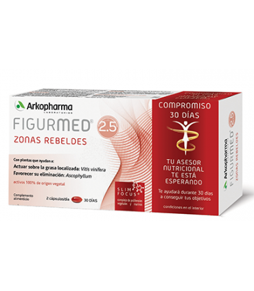 ARKOPHARMA FIGURMED ZONAS REBELDES 2.5 60 CÁPSULAS