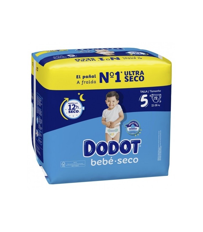 DODOT BEBE SECO T5 11-16KG 72U